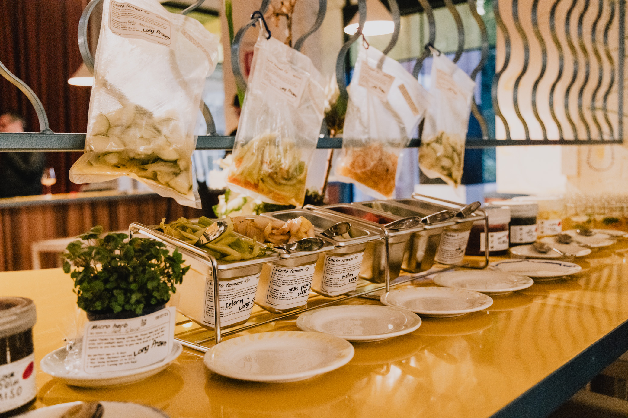 image of fermented food in a serving tray